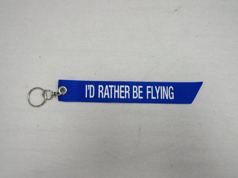 GCA Keychain I'd Rather be Flying FRONT/GCA BACK